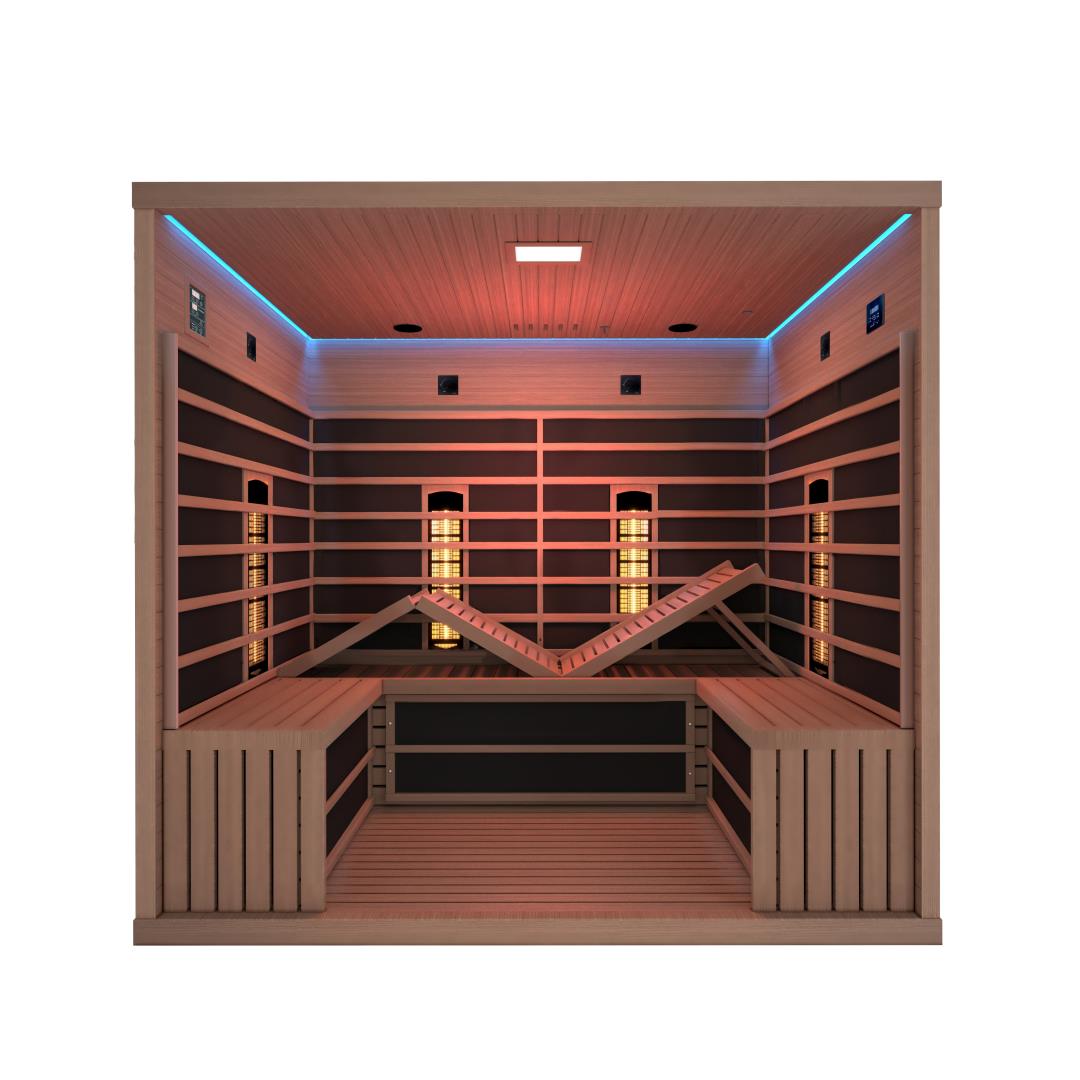 vista 4 personen infraroodcabine sauna wellness